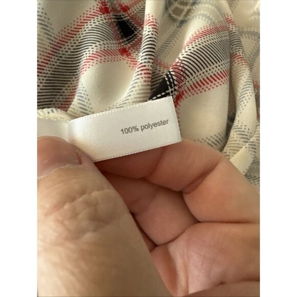 The Limited Mini Dress Tunic Large Plaid 90s Preppy Festive Work Office Cute - Picture 15 of 16